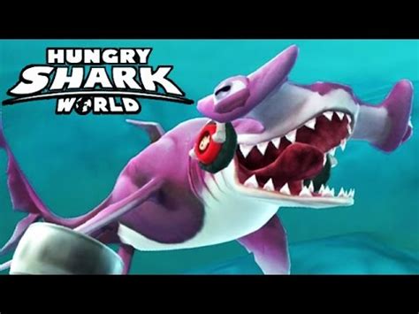 Hungry Shark World - New Shark - Great Hammerhead - YouTube