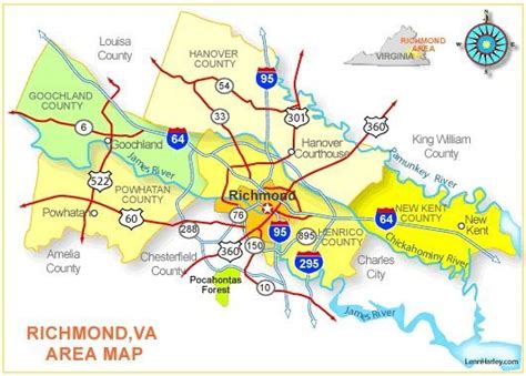 View 11 Map Of Richmond Virginia Area - learnmeasureiconic