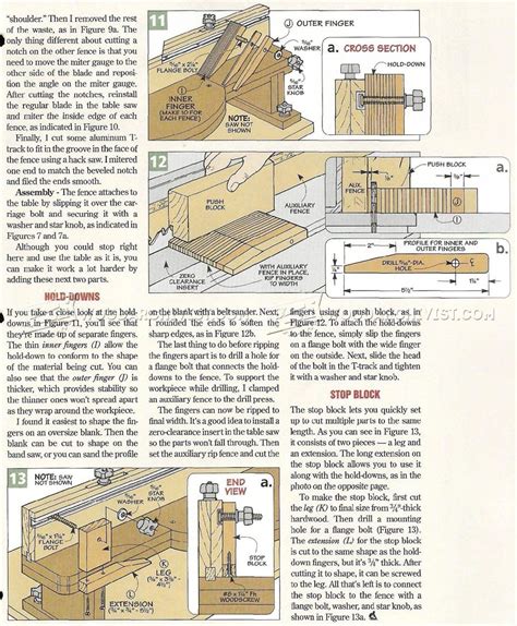 Miter Saw Fence System • WoodArchivist