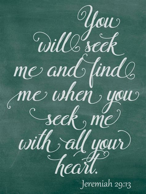 SVG DXF & PNG You will seek me and find me when you seek me | Etsy