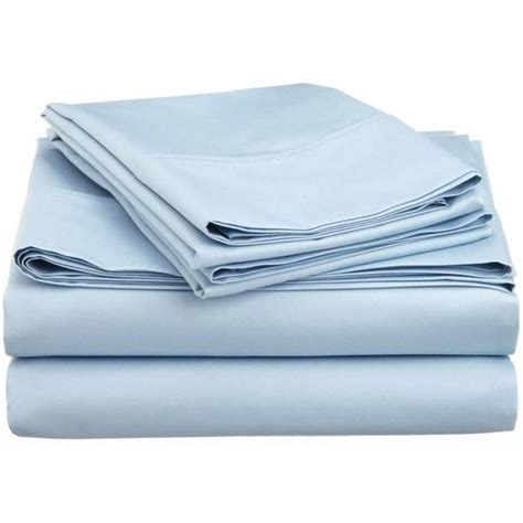 Superior 600 Thread Count Wrinkle-Resistant Luxury Cotton Blend Deep Pocket Solid Sheet Set ...