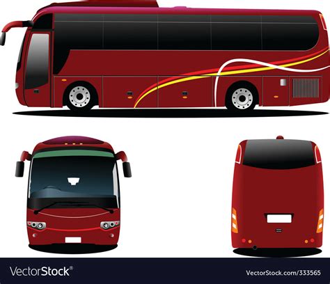 City bus Royalty Free Vector Image - VectorStock