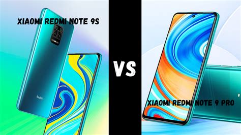 Xiaomi Redmi Note 9S vs Xiaomi Redmi Note 9 Pro - ITO - NETthings