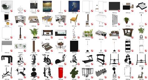 4178 Sketchup free 3d models furniture Free Download