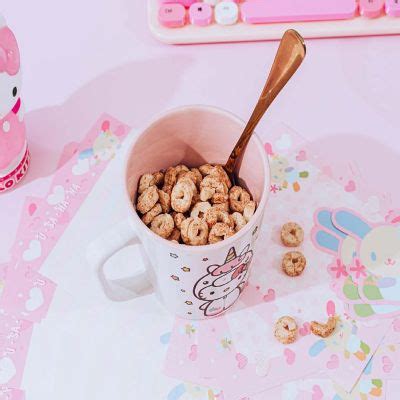 Sanrio Hello Kitty Unicorn Ceramic Latte Mug Holds 17 Ounces | Oriental Trading