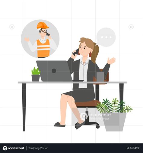 Business online meeting Animated Illustration download in JSON, LOTTIE ...