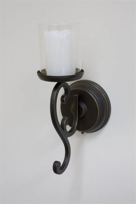 Inglow Battery Operated Flameless Single Candle Wall Sconce | The Home Depot Canada