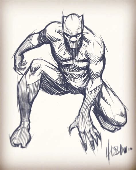 Black Panther sketch : r/sketches