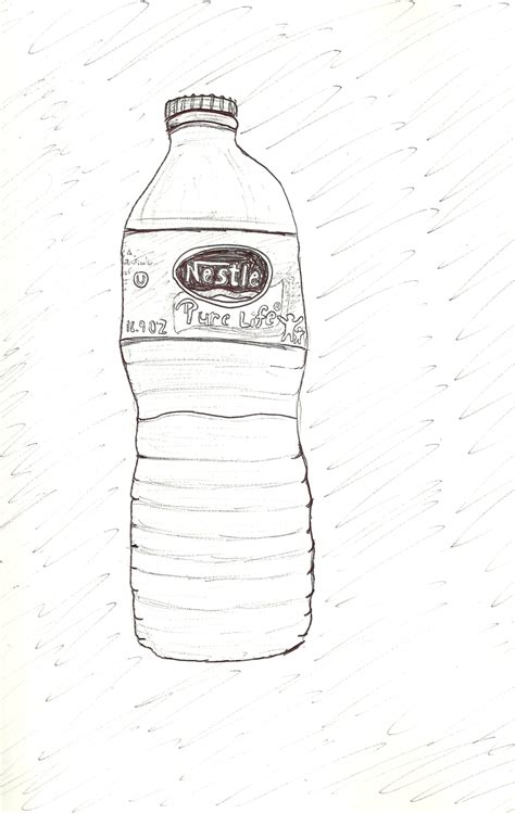 Water Bottle Sketch by happyjustbecause on DeviantArt