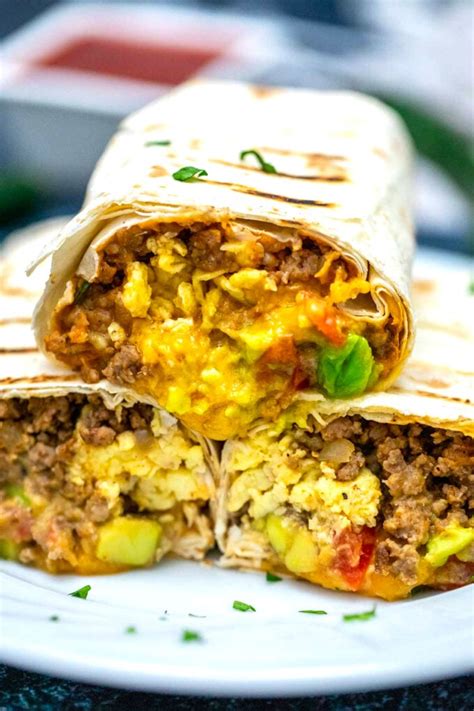 Mexican Taco Breakfast Burrito [Video] - S&SM