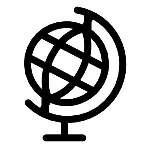 Globe Stand Vector SVG Icon - SVG Repo