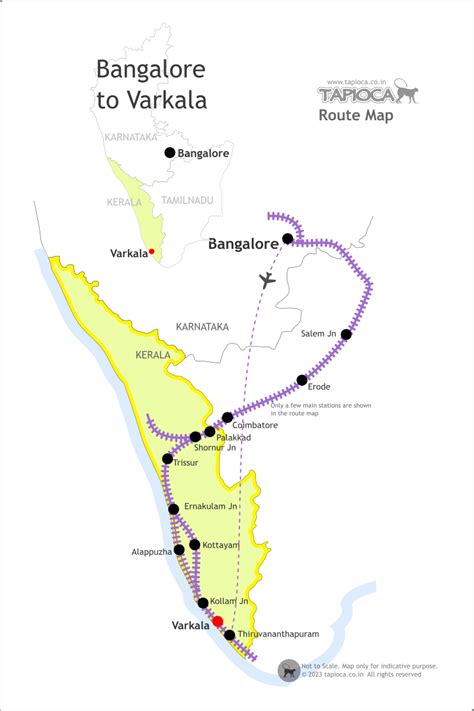 How to Reach Varkala from Bangalore?