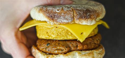 Vegan Egg and Sausage McMuffin Recipe | SideChef