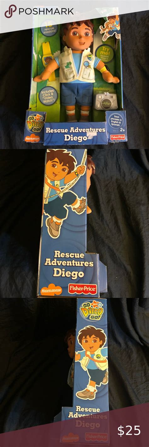 Rescue Adventures Diego Nickelodeon’s Nick Jr Go Diego Go! Fisher Price ...