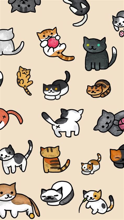 Cartoon Cat Mobile Wallpapers - Wallpaper Cave