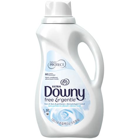 Downy Fabric Softener, Ultra, Free & Sensitive, Unscented, 51 fl oz (1.61 qt) 1.53 lt