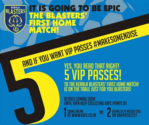 Kerala Blasters Match Tickets Go On Sale, Priced At Rs. 100 Onwards; Buy. Win! | The Fan Garage ...