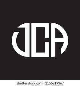 Dca Letter Logo Design On Black Stock Vector (Royalty Free) 2156219367 | Shutterstock