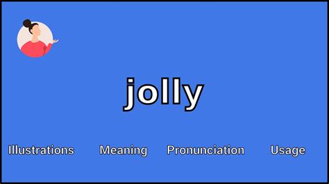 JOLLY - Meaning and Pronunciation - YouTube