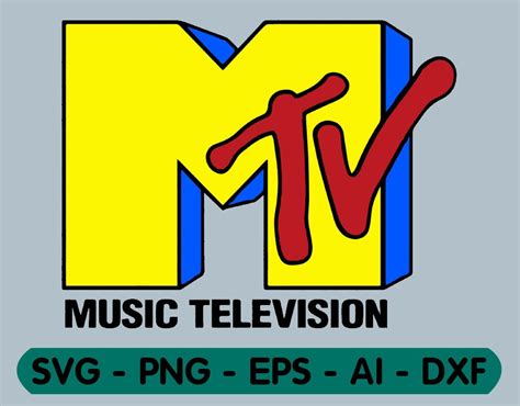 MTV Music Television Logo svgpngepsdxf digital dowload | Etsy