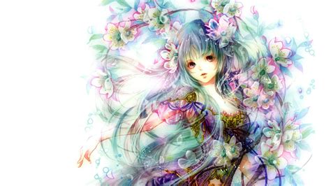 Beautiful Anime Flower Wallpapers - Top Free Beautiful Anime Flower Backgrounds - WallpaperAccess