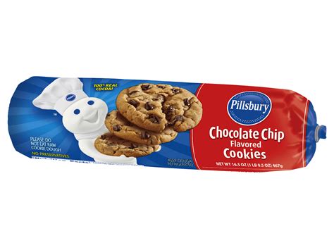 pillsbury chocolate chip cookie dough recipe