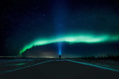 Aurora Borealis, Alone, Northern Lights, Aurora Borealis HD wallpaper | Wallpaper Flare