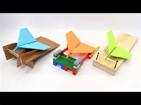 Build a rubber band paper airplane launcher in this fun STEM activity ...