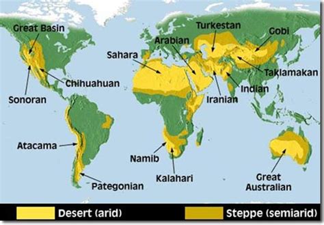 Atacama Desert Physical Map