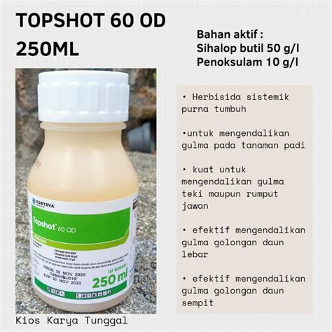 Jual herbisida topshot 250ml obat rumput teki | Shopee Indonesia