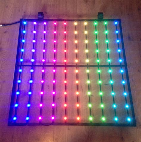 DMX controlled RGB led panel