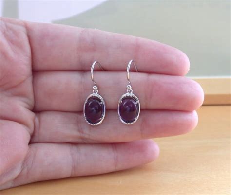 Sterling Silver Amethyst Earrings | Amethyst Earrings UK