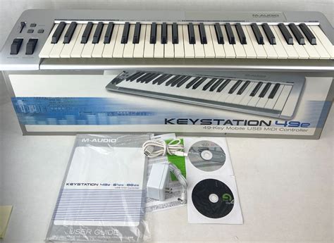 M-Audio Keystation 49e USB 49-Key MIDI Controller Original Box, Guide, Cable, CD | eBay