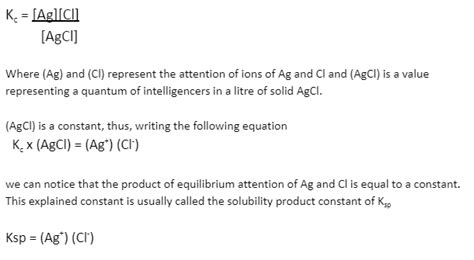 The solubility of sparingly soluble salts and solubility products