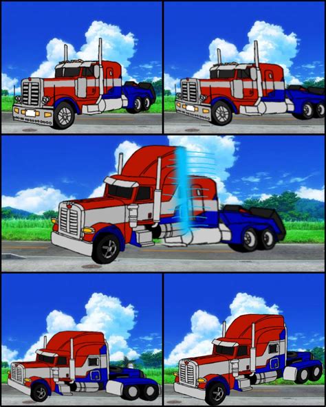 Optimus Prime's Truck Mode Refresh by SamuraiZachi093006 on DeviantArt