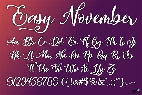 Easy November Font | Typhoon Type - Suthi Srisopha | FontSpace