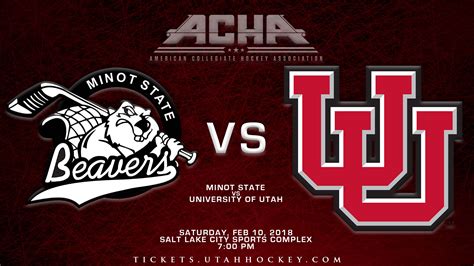 02/10: MINOT STATE vs UTAH – University of Utah Hockey