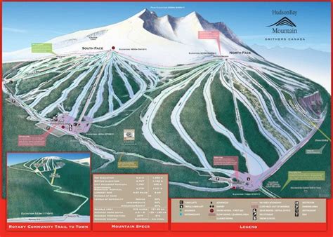 Ski Smithers Ski Trail Map - Smithers British Columbia Canada • mappery