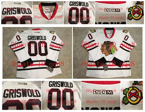 2021 Vintage Chicago Blackhawks Jerseys 00 Clark Griswold Jersey Cheap ...