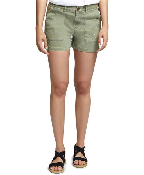 women in khaki shorts