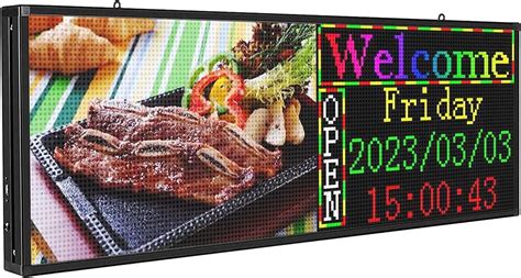 Waterproof Programmable Outdoor Led Electronic Signs High Brightness