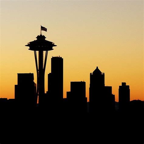 seattle skyline silhouette - Google Search | Seattle skyline silhouette ...