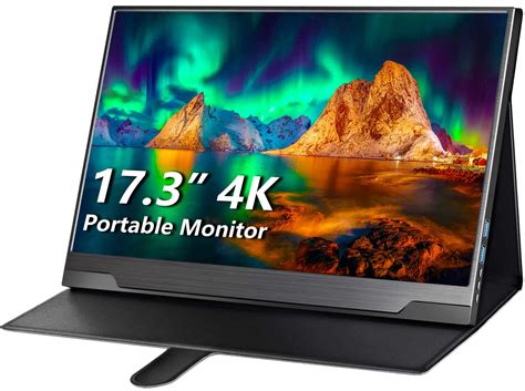 Buy cocopar Portable Monitor 4K - 17.3 Inch UHD FreeSync HDR IPS 130% ...