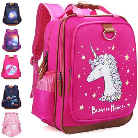 Kids Backpack for Girls Unicorn Backpack for School Water Repellent ...