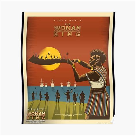 "the woman king" Poster for Sale by NicoDave | Redbubble