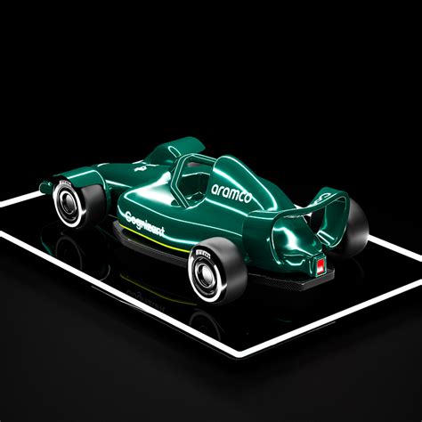 Stylized F1 "Aston Martin" Car by Toprak Tonguç Turan on Dribbble