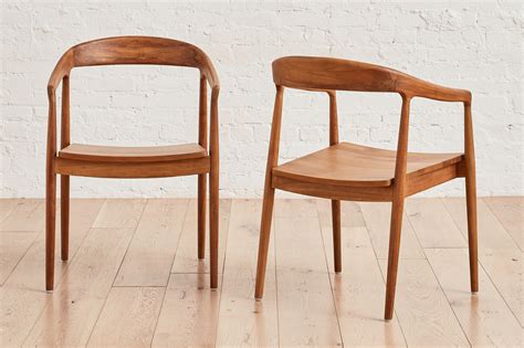 the teak dining chair with arm | Chair, Teak dining chairs, Dining chairs