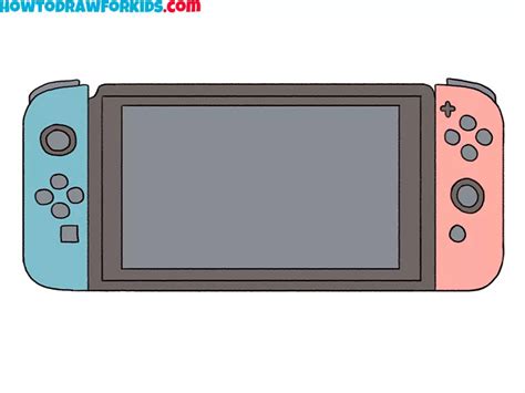 How to Draw a Nintendo Switch - Easy Drawing Tutorial For Kids Drawing Tutorials For Kids, Easy ...