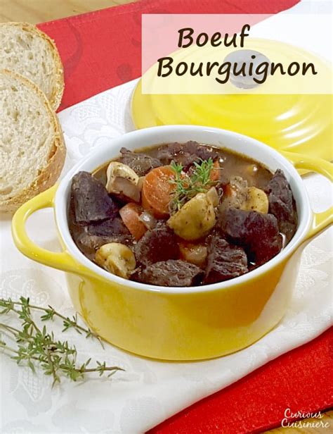 Boeuf Bourguignon (Beef Burgundy) • Curious Cuisiniere