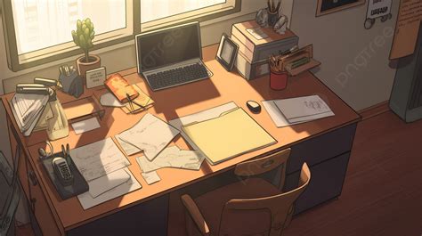 Anime Office Desk Wallpapers Desktop Background Desktop Desktop ...